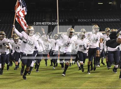 Thumbnail 1 in St. John Bosco vs Mater Dei (CIF-SS D1 Final) photogallery.
