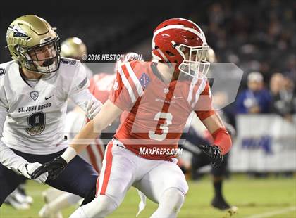 Thumbnail 2 in St. John Bosco vs Mater Dei (CIF-SS D1 Final) photogallery.