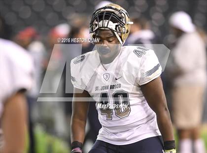 Thumbnail 3 in St. John Bosco vs Mater Dei (CIF-SS D1 Final) photogallery.