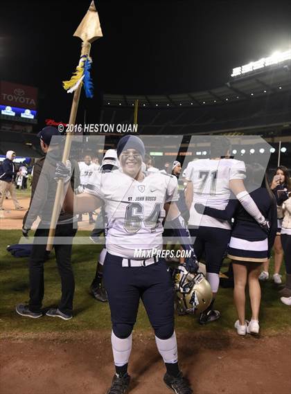 Thumbnail 1 in St. John Bosco vs Mater Dei (CIF-SS D1 Final) photogallery.