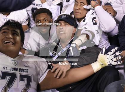 Thumbnail 2 in St. John Bosco vs Mater Dei (CIF-SS D1 Final) photogallery.