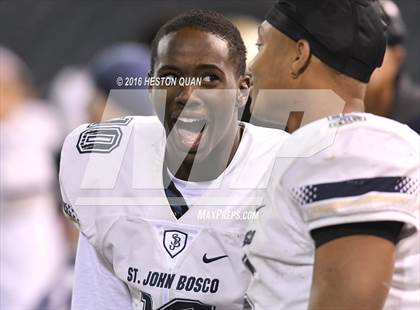 Thumbnail 1 in St. John Bosco vs Mater Dei (CIF-SS D1 Final) photogallery.