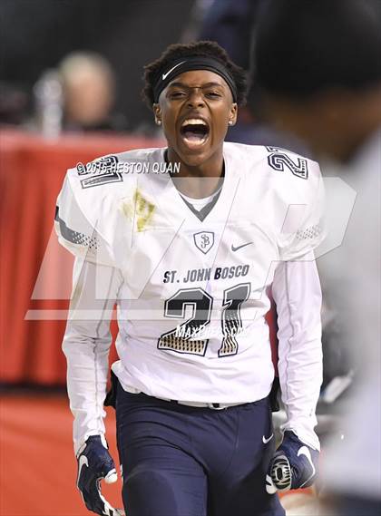 Thumbnail 2 in St. John Bosco vs Mater Dei (CIF-SS D1 Final) photogallery.