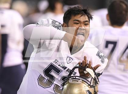 Thumbnail 2 in St. John Bosco vs Mater Dei (CIF-SS D1 Final) photogallery.