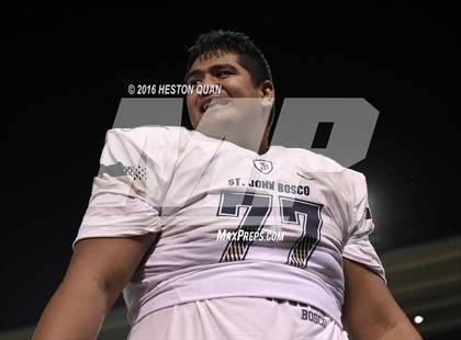 Thumbnail 1 in St. John Bosco vs Mater Dei (CIF-SS D1 Final) photogallery.