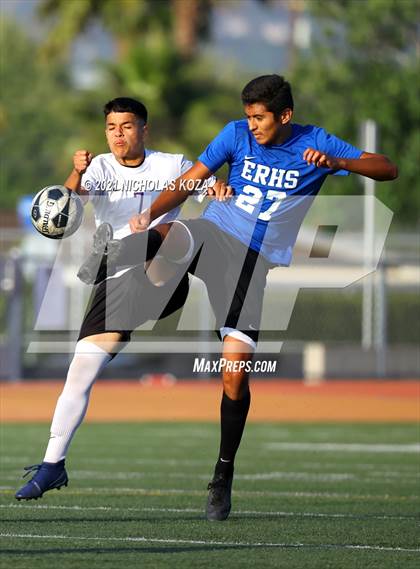 Thumbnail 2 in El Rancho vs. Lynwood (CIF SS D3 Playoffs) photogallery.
