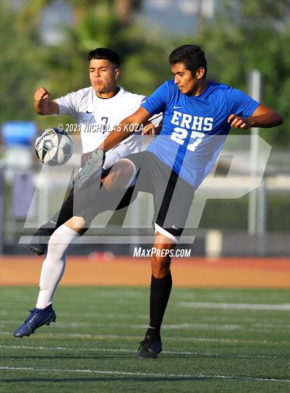 Thumbnail 1 in El Rancho vs. Lynwood (CIF SS D3 Playoffs) photogallery.