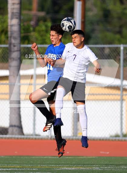 Thumbnail 2 in El Rancho vs. Lynwood (CIF SS D3 Playoffs) photogallery.
