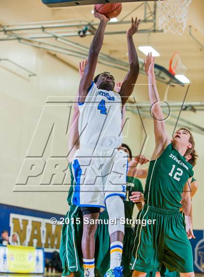 Thumbnail 2 in Woodside Priory vs. Stevenson (CIF CCS D5 Final) photogallery.