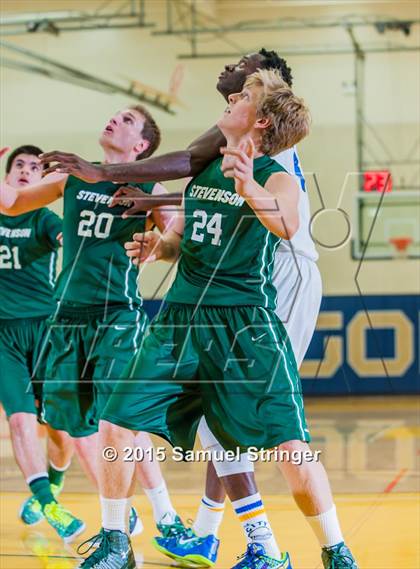 Thumbnail 2 in Woodside Priory vs. Stevenson (CIF CCS D5 Final) photogallery.