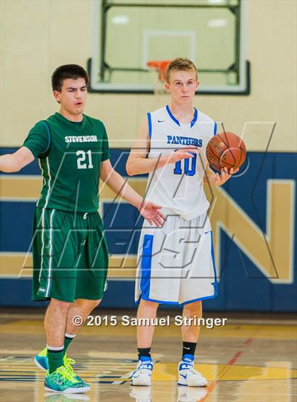 Thumbnail 2 in Woodside Priory vs. Stevenson (CIF CCS D5 Final) photogallery.