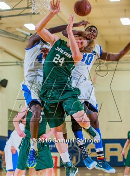 Thumbnail 2 in Woodside Priory vs. Stevenson (CIF CCS D5 Final) photogallery.