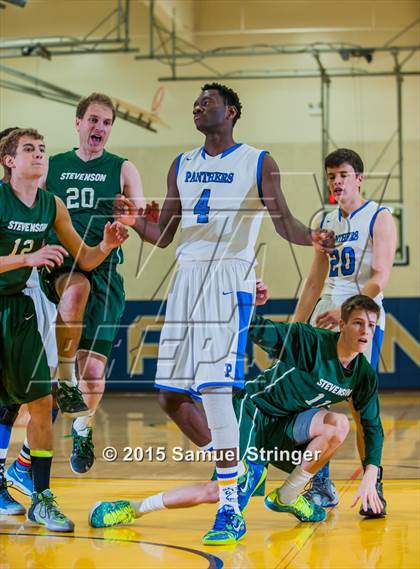Thumbnail 2 in Woodside Priory vs. Stevenson (CIF CCS D5 Final) photogallery.