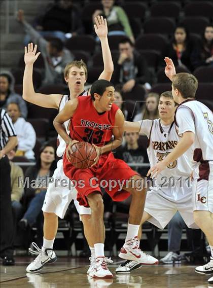 Thumbnail 3 in La Canada vs. Lutheran (CIF SoCal D3 Regional Final) photogallery.