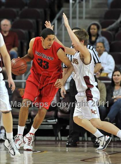 Thumbnail 1 in La Canada vs. Lutheran (CIF SoCal D3 Regional Final) photogallery.