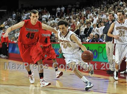 Thumbnail 1 in La Canada vs. Lutheran (CIF SoCal D3 Regional Final) photogallery.