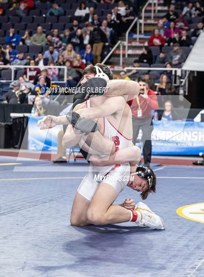 Thumbnail 3 in NYSPHSAA D2 Wrestling Championships (Finals)  photogallery.