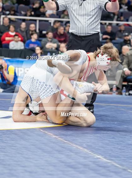 Thumbnail 2 in NYSPHSAA D2 Wrestling Championships (Finals)  photogallery.
