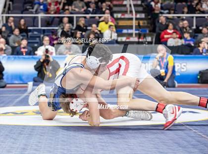 Thumbnail 2 in NYSPHSAA D2 Wrestling Championships (Finals)  photogallery.