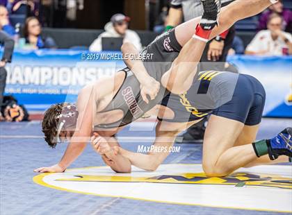 Thumbnail 2 in NYSPHSAA D2 Wrestling Championships (Finals)  photogallery.