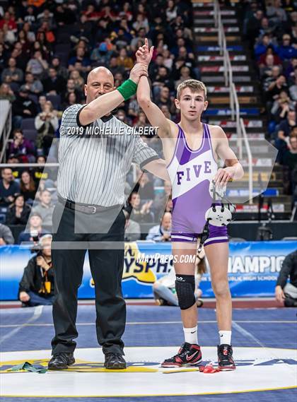 Thumbnail 2 in NYSPHSAA D2 Wrestling Championships (Finals)  photogallery.