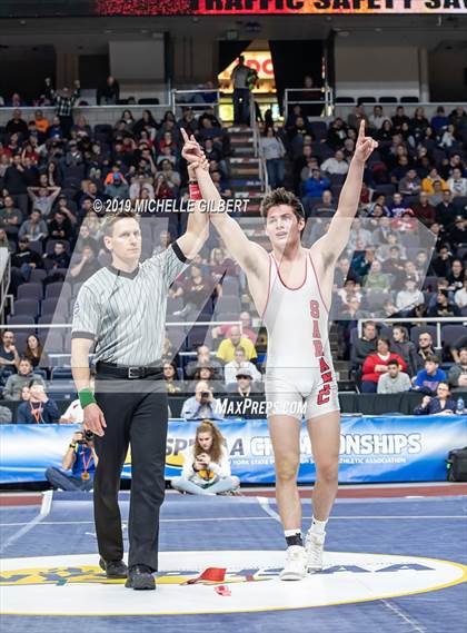 Thumbnail 3 in NYSPHSAA D2 Wrestling Championships (Finals)  photogallery.