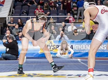Thumbnail 1 in NYSPHSAA D2 Wrestling Championships (Finals)  photogallery.