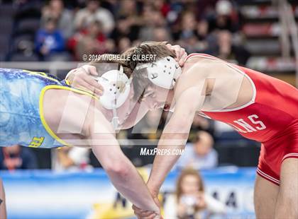 Thumbnail 2 in NYSPHSAA D2 Wrestling Championships (Finals)  photogallery.