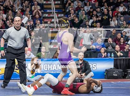 Thumbnail 2 in NYSPHSAA D2 Wrestling Championships (Finals)  photogallery.