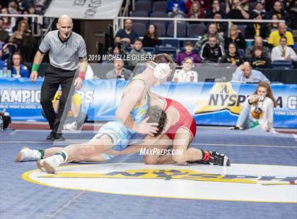Thumbnail 2 in NYSPHSAA D2 Wrestling Championships (Finals)  photogallery.