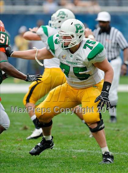 Thumbnail 3 in Providence Catholic vs. Morgan Park (Chicago Kickoff Classic) photogallery.