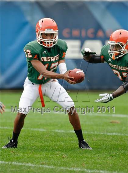 Thumbnail 3 in Providence Catholic vs. Morgan Park (Chicago Kickoff Classic) photogallery.