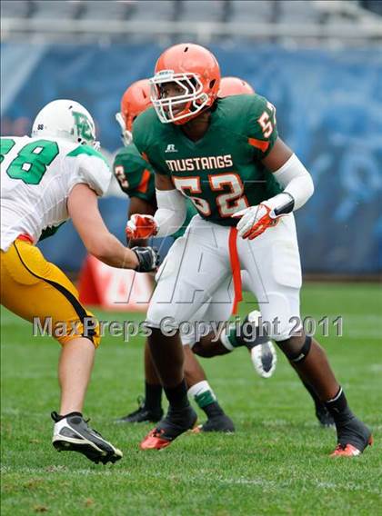 Thumbnail 3 in Providence Catholic vs. Morgan Park (Chicago Kickoff Classic) photogallery.