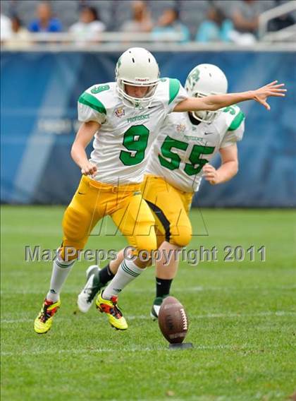 Thumbnail 3 in Providence Catholic vs. Morgan Park (Chicago Kickoff Classic) photogallery.