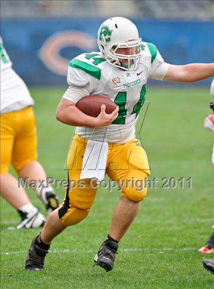 Thumbnail 3 in Providence Catholic vs. Morgan Park (Chicago Kickoff Classic) photogallery.