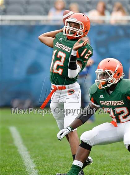 Thumbnail 1 in Providence Catholic vs. Morgan Park (Chicago Kickoff Classic) photogallery.