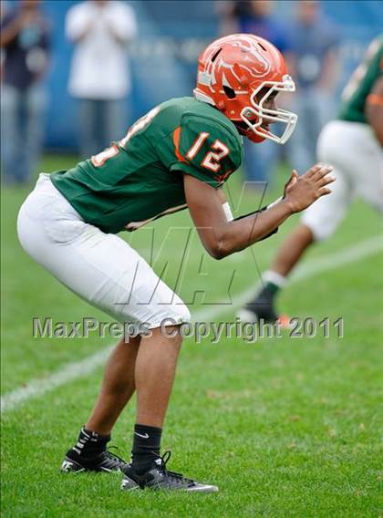 Thumbnail 2 in Providence Catholic vs. Morgan Park (Chicago Kickoff Classic) photogallery.