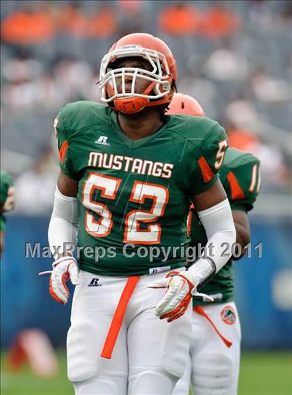 Thumbnail 2 in Providence Catholic vs. Morgan Park (Chicago Kickoff Classic) photogallery.