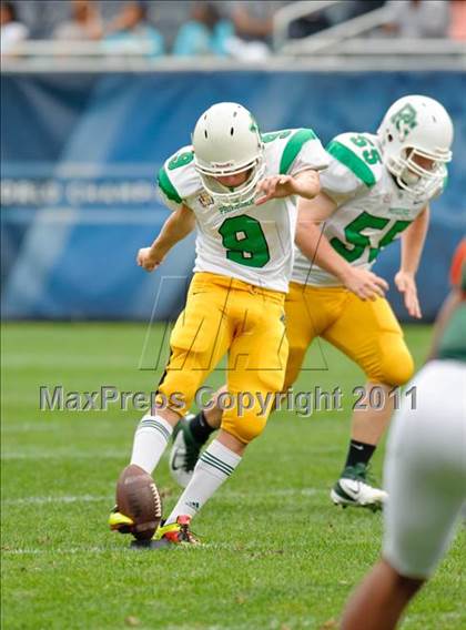Thumbnail 2 in Providence Catholic vs. Morgan Park (Chicago Kickoff Classic) photogallery.