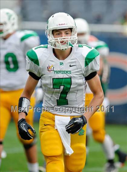 Thumbnail 1 in Providence Catholic vs. Morgan Park (Chicago Kickoff Classic) photogallery.