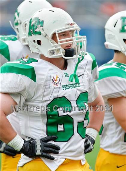 Thumbnail 2 in Providence Catholic vs. Morgan Park (Chicago Kickoff Classic) photogallery.