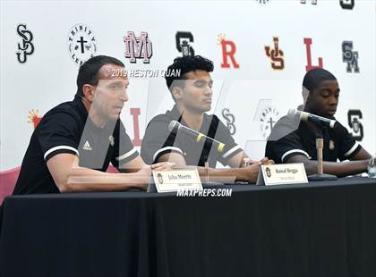 Thumbnail 1 in Trinity League Media Day - Servite photogallery.