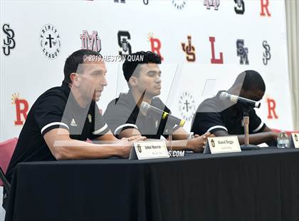 Thumbnail 2 in Trinity League Media Day - Servite photogallery.