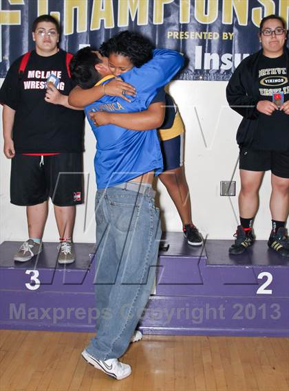 Thumbnail 2 in CIF State Girls Wrestling Championships (Awards) photogallery.