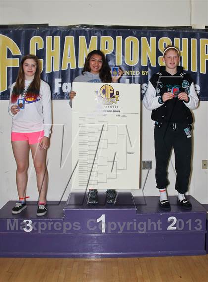 Thumbnail 2 in CIF State Girls Wrestling Championships (Awards) photogallery.