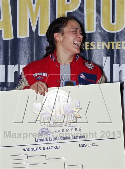 Thumbnail 2 in CIF State Girls Wrestling Championships (Awards) photogallery.