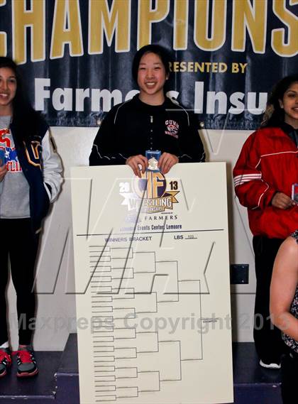 Thumbnail 2 in CIF State Girls Wrestling Championships (Awards) photogallery.