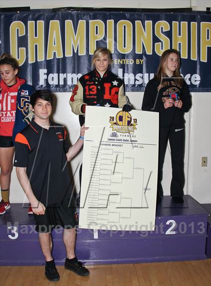 Thumbnail 1 in CIF State Girls Wrestling Championships (Awards) photogallery.