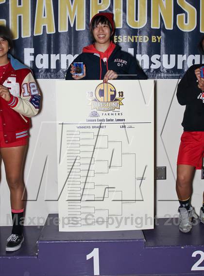 Thumbnail 2 in CIF State Girls Wrestling Championships (Awards) photogallery.