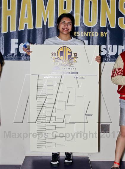 Thumbnail 2 in CIF State Girls Wrestling Championships (Awards) photogallery.